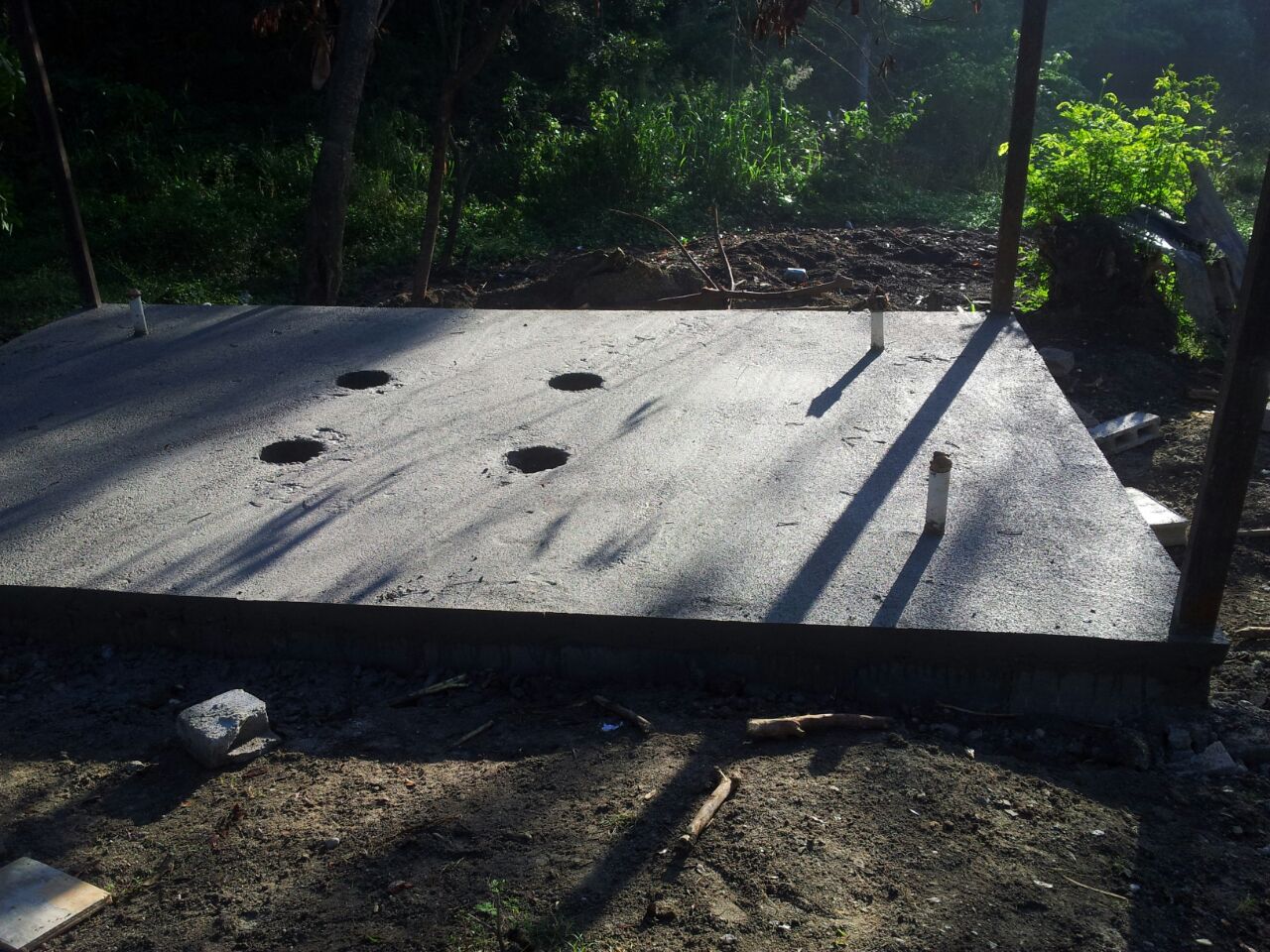 1ère étape des travaux