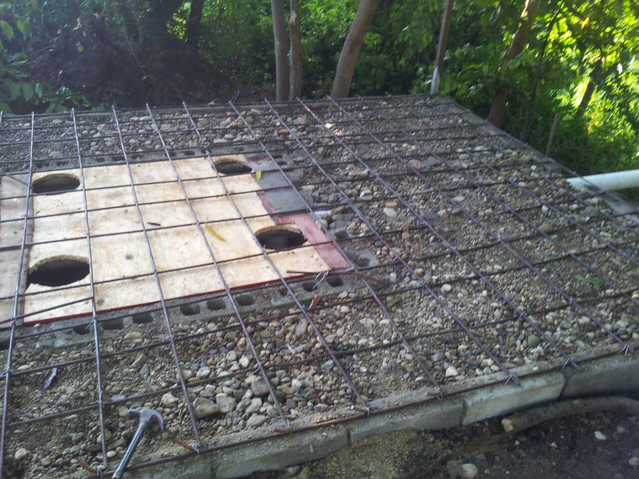 1ère étape des travaux