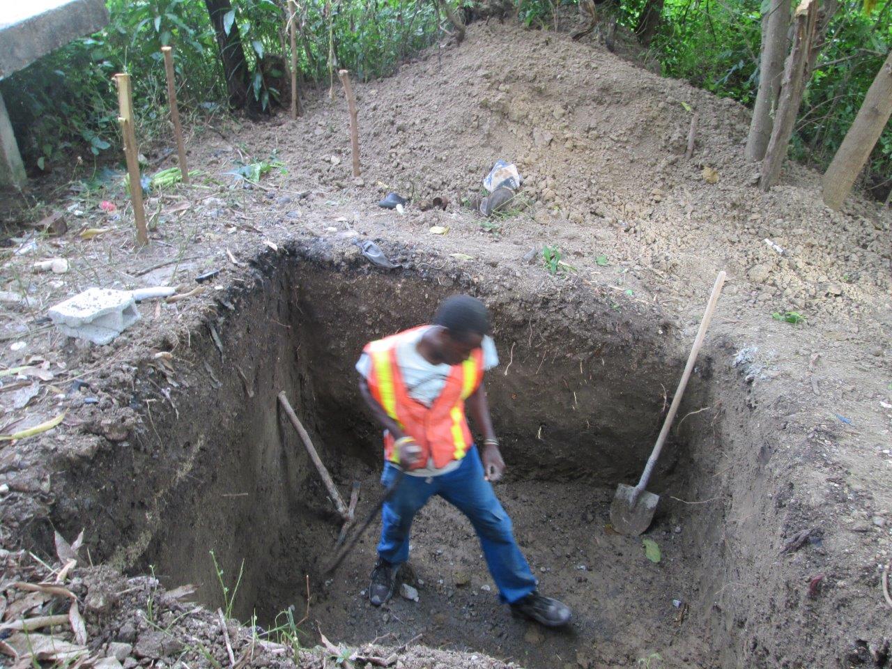 1ère étape des travaux