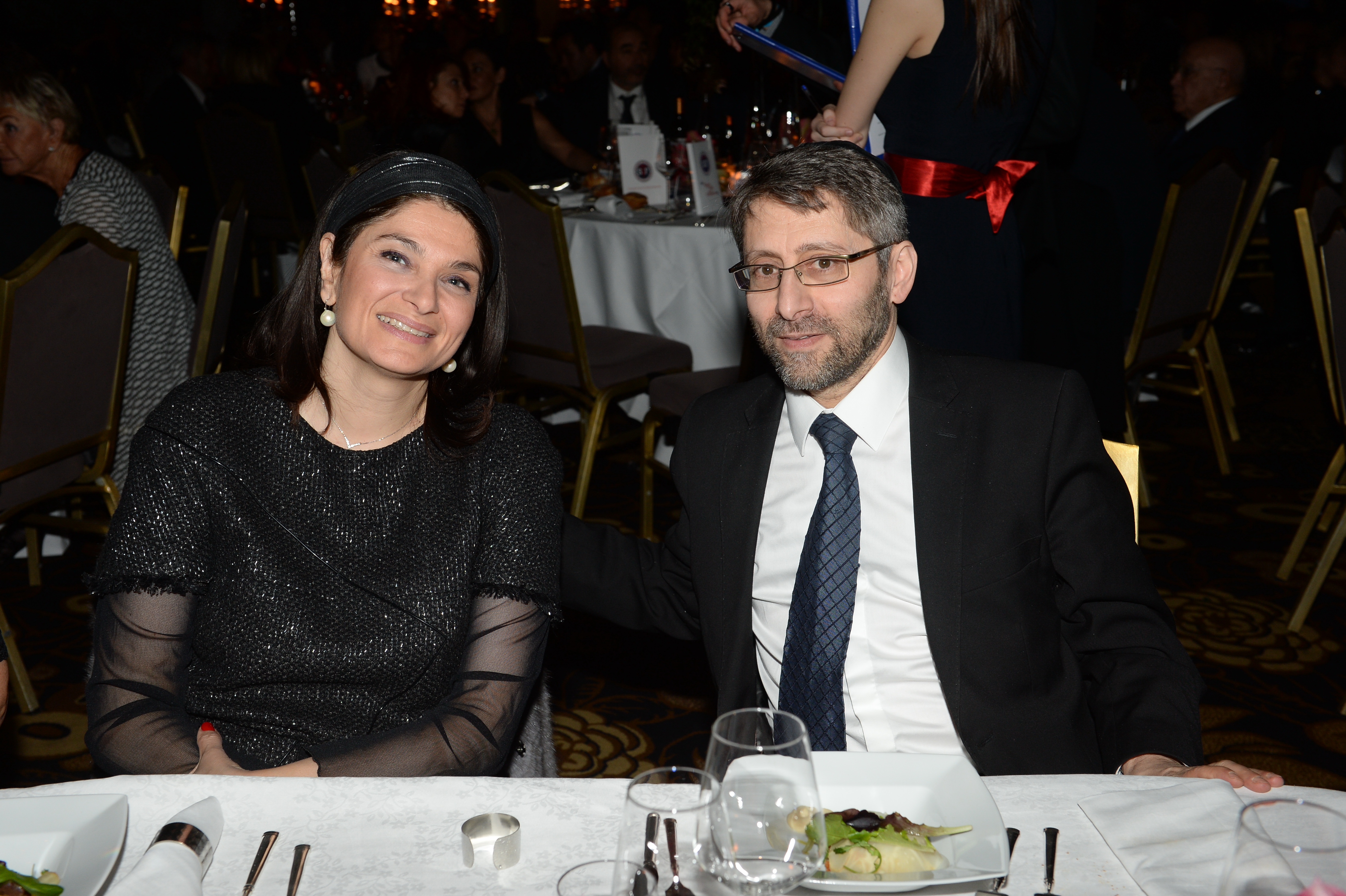Haïm Korsia grand rabbin de France et sa femme