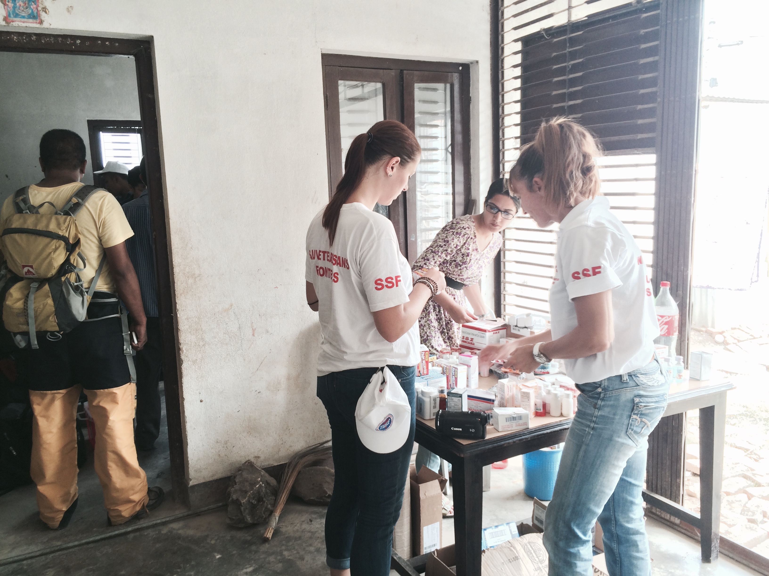 Health Camp à Kirtipur, Népal, Août 2015