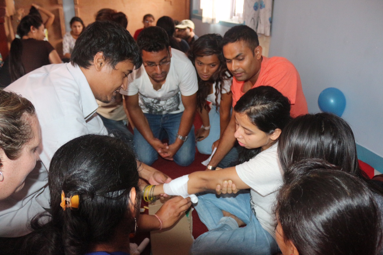 Stage de formation, Népal, Août 2015