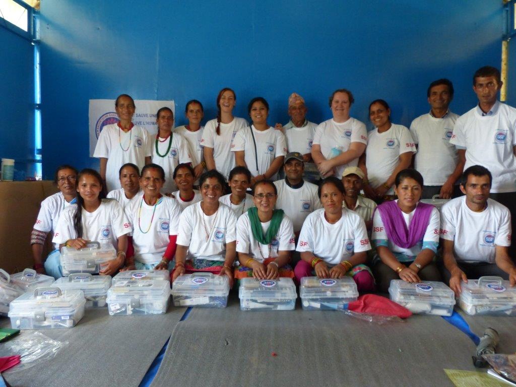 Fin de formation, Secondary School Thokarpa, Népal