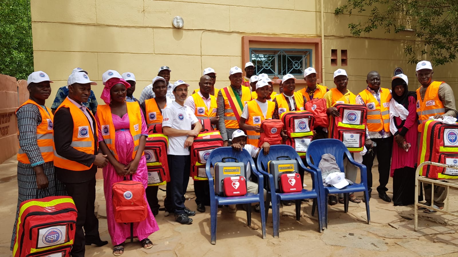 Remise de kits de secours aux médecins maliens, Juin 2018