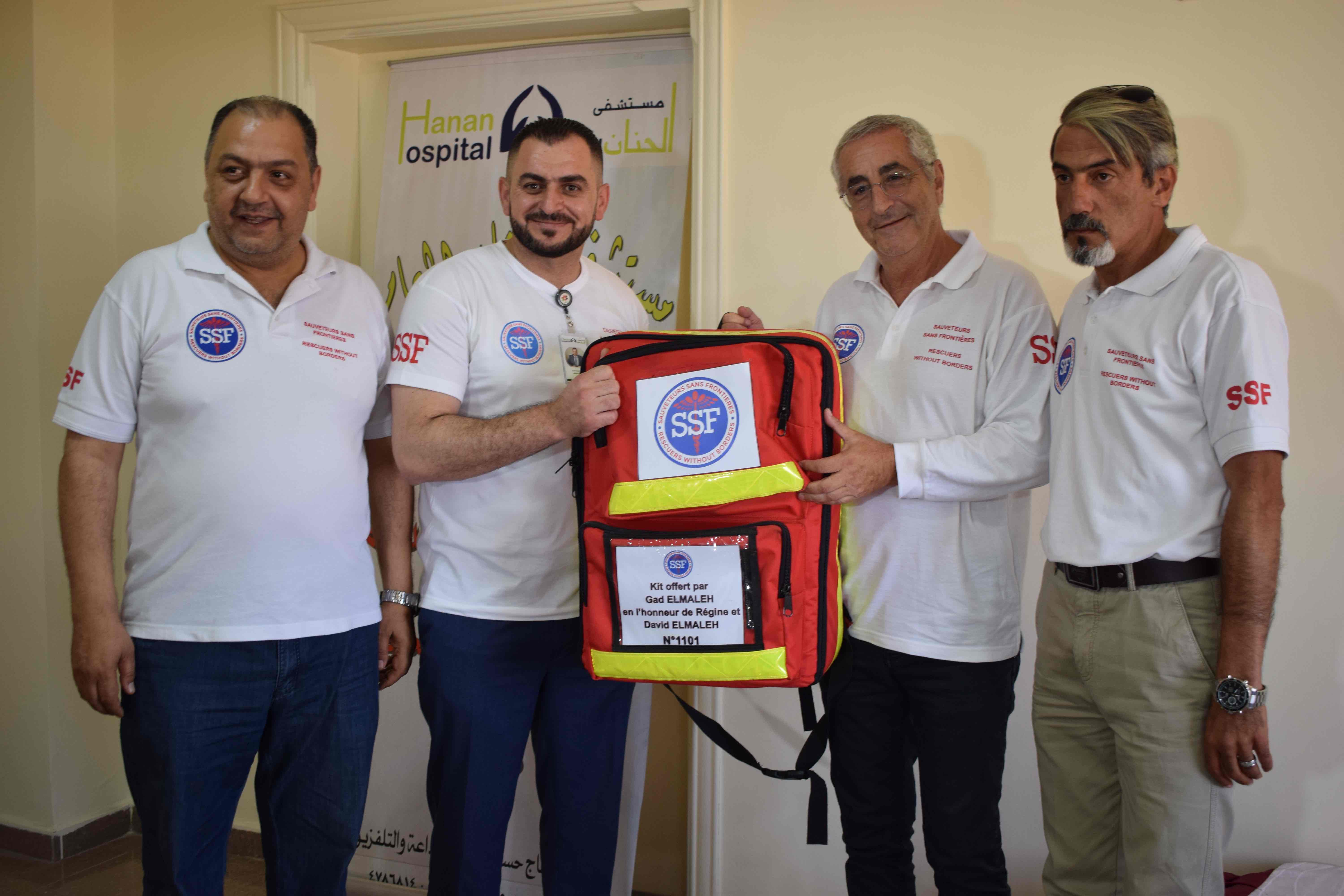 Cérémonie partenariat SSF Hopital Hanan, Amman, Jordanie, Juillet 2018