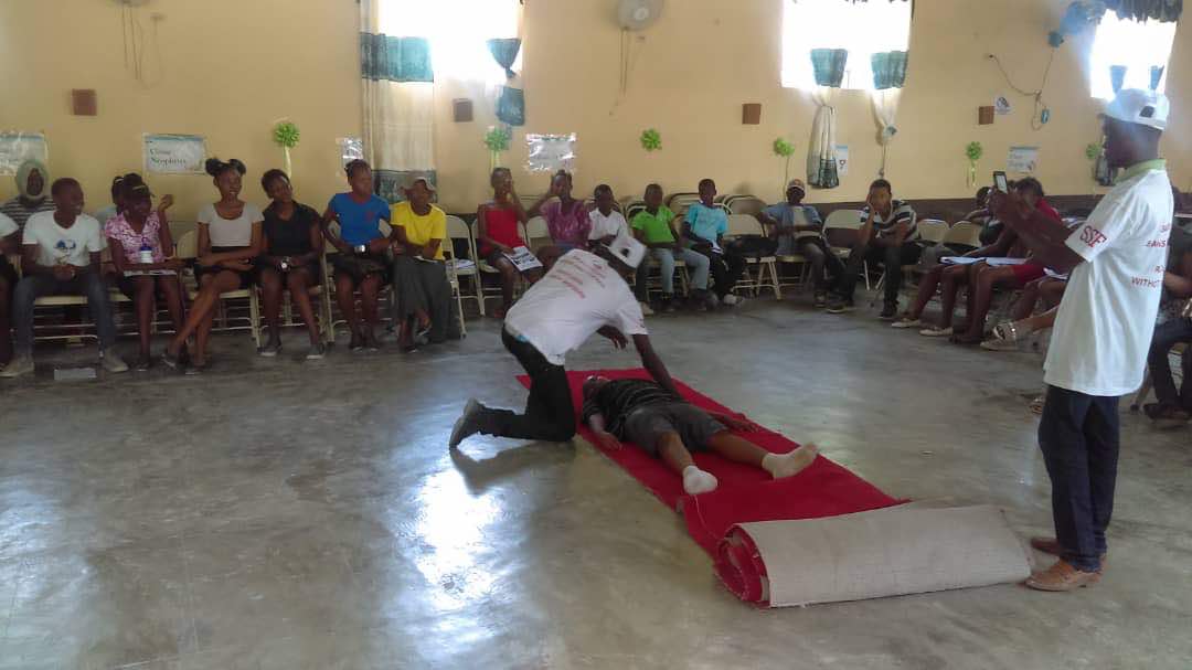 Stage de formation au secourisme, Haïti, Juillet 2018