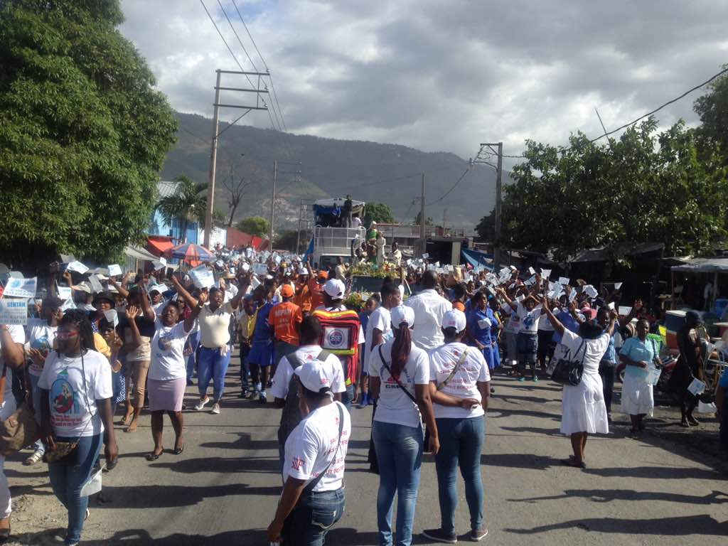 Procession fête patronale Saint Anne, Juillet 2018, Haïti