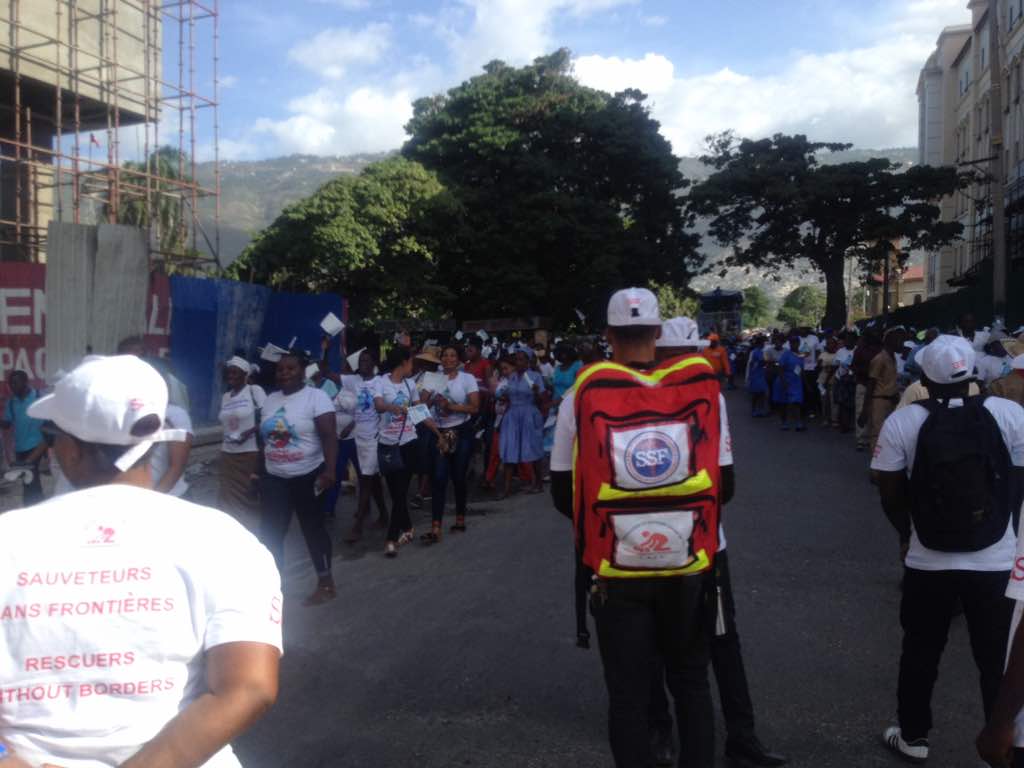 Procession fête patronale Saint Anne, Juillet 2018, Haïti