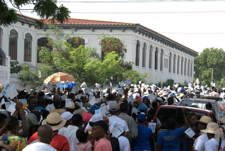 Procession fête patronale Saint Anne, Juillet 2018, Haïti