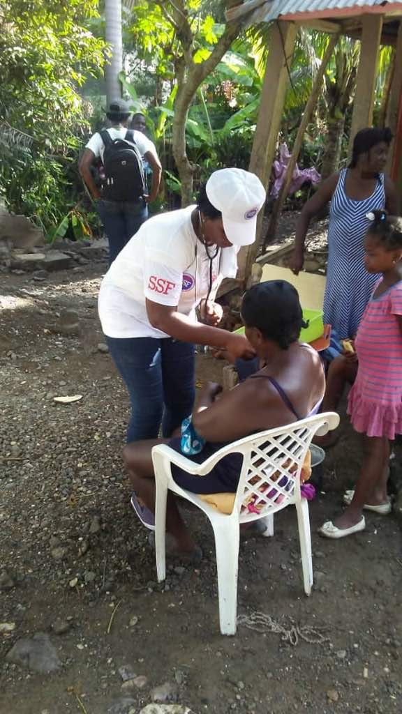 Soins aux blessés du tremblement de terre, octobre 2018, Haïti